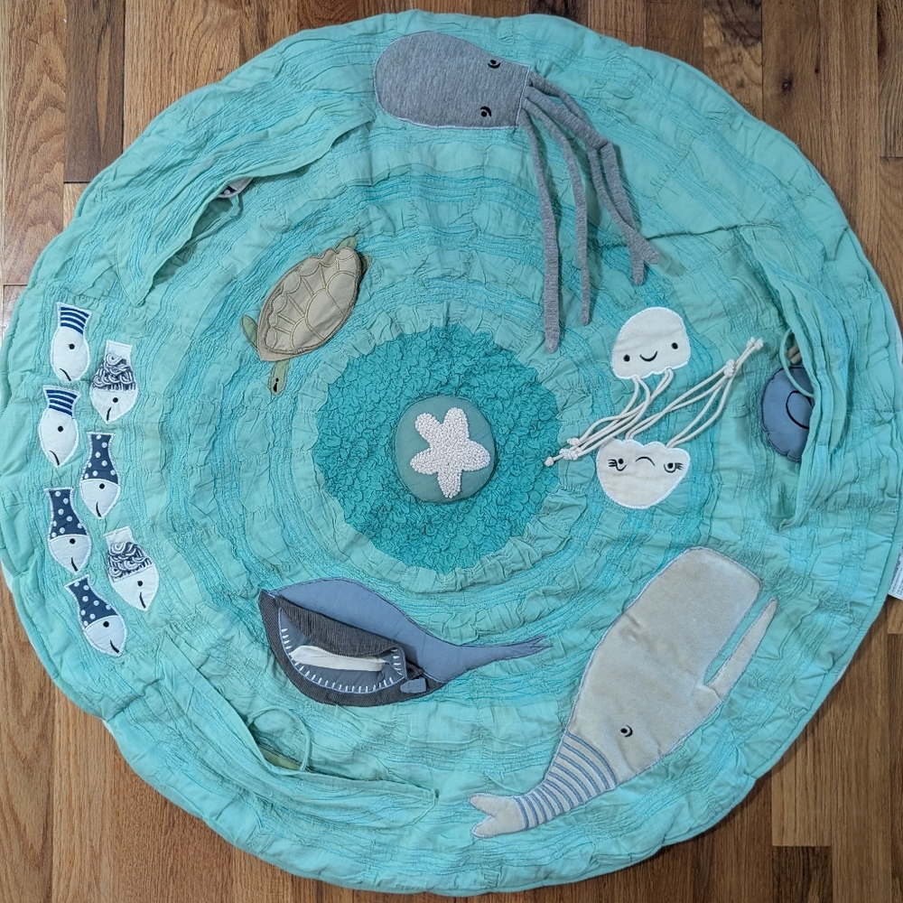 Crate & barrels Ocean, Land Of Nod, Ocean Themed Baby Play Mat